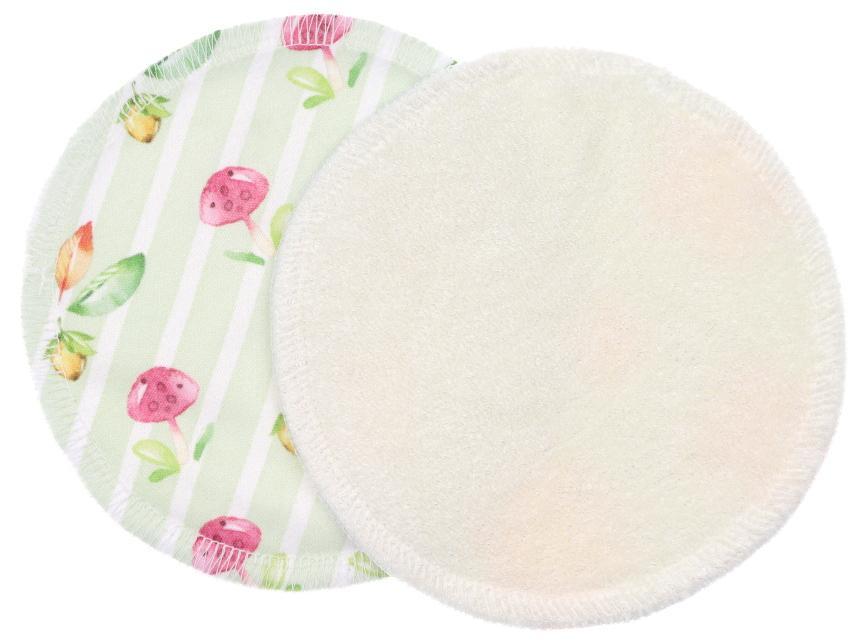 Cream/Mushrooms (PUL) Nursing pads