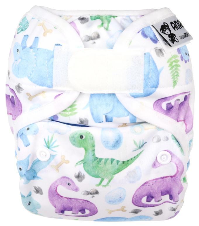 Jurassic PUL diaper cover with velcro