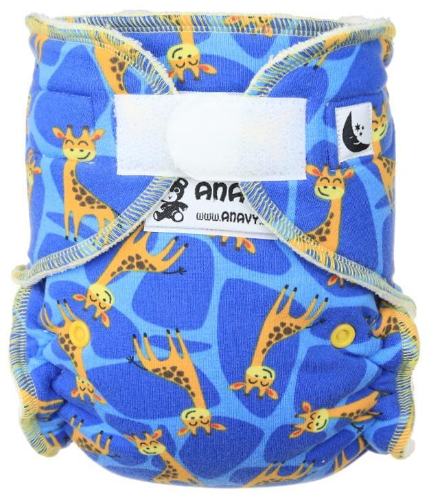 Giraffes Fitted diaper with velcro
