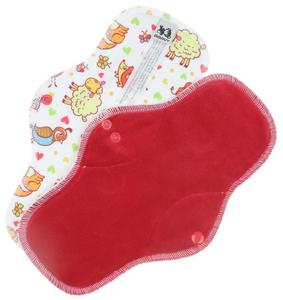 Strawberry/Farm animals Menstrual pad with PUL