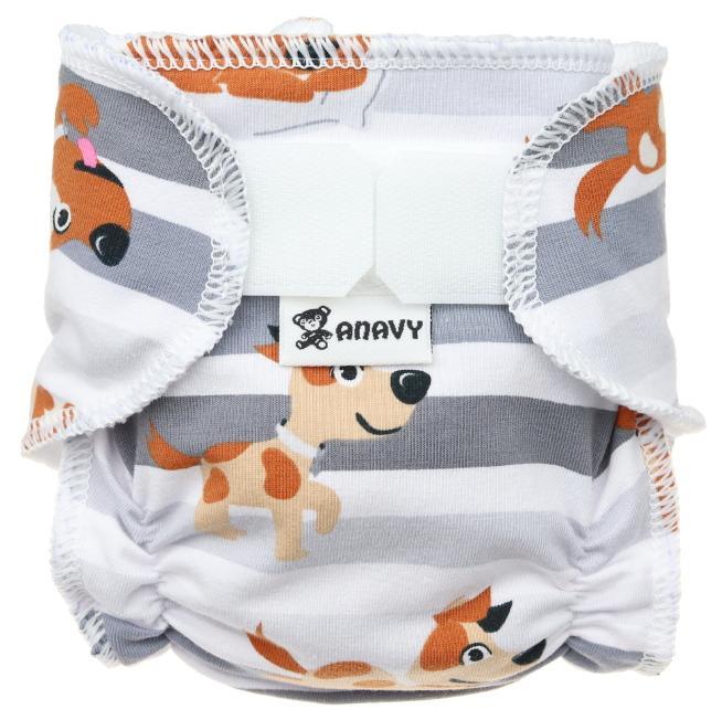 Dogs (grey) Diaper for dolls