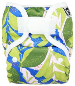 Peppermint PUL diaper cover with velcro
