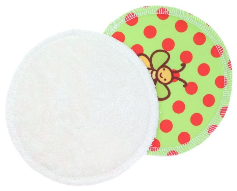 Cream/Sparkle Nursing pads