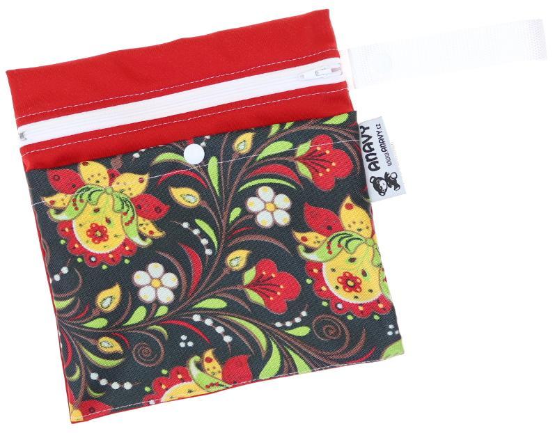 Strawberry/Flowers (green, red) Wet/dry bag