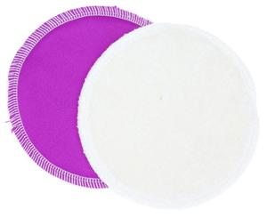 Cream/Violet (PUL) Nursing pads