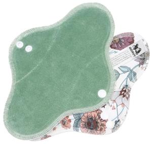 Moss/Zinnia Menstrual pad with PUL