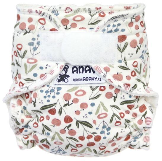 Nature (cream) Fitted diaper with velcro
