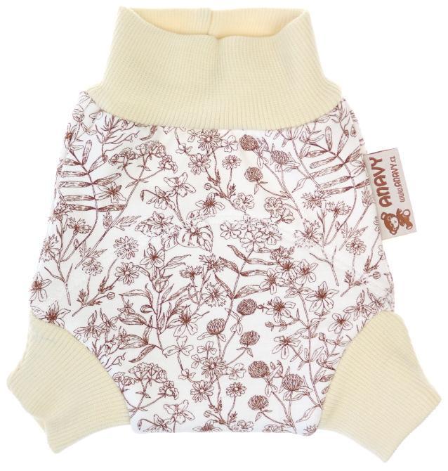 Meadow (beige) Wool diaper cover pull-up