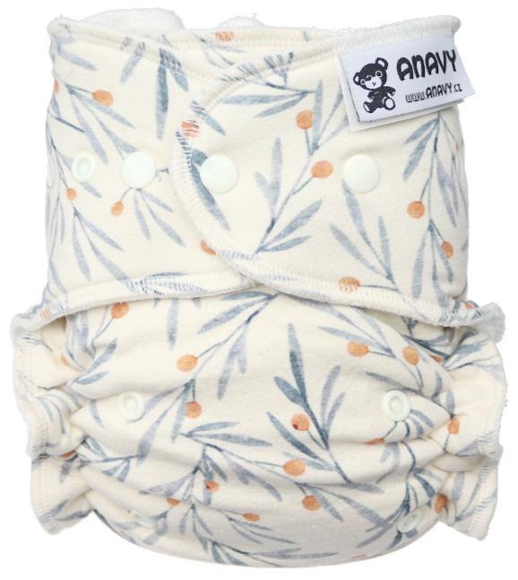 Juniper Fitted diaper with snaps