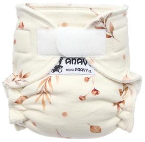 Autumn Leaves Fitted diaper with velcro
