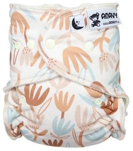 Flowerbuds Fitted diaper with snaps