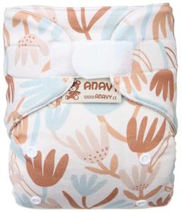 Flowerbuds Wool diaper cover with velcro