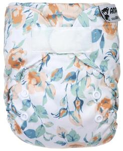 Roses PUL diaper cover with velcro