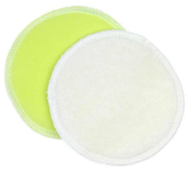 Bamboo / Light green fleece (1 pair) Nursing pads