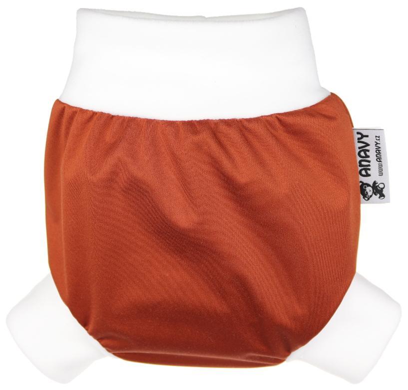 Chocolate PUL diaper cover pull-up