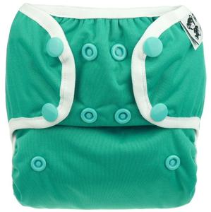 Jade PUL diaper cover with snaps