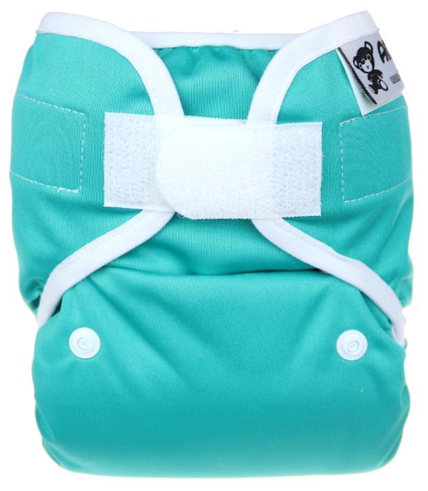 Jade PUL diaper cover with velcro