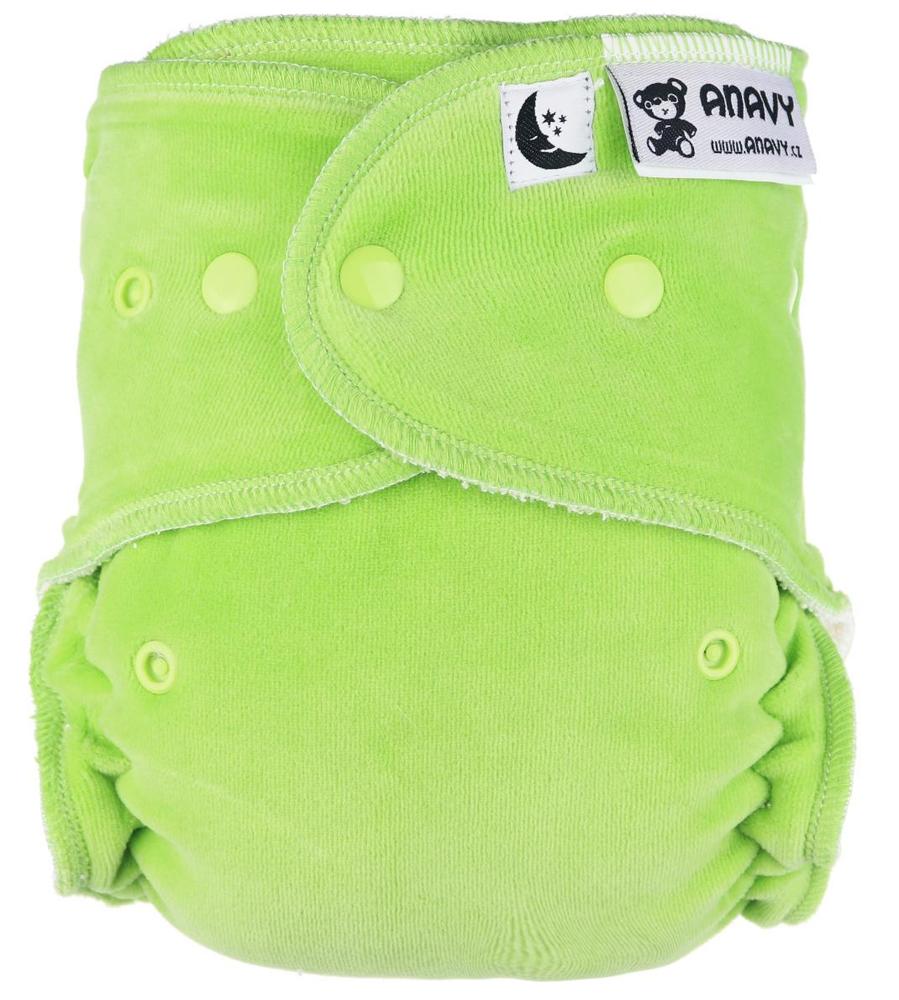 Grass Fitted diaper with snaps