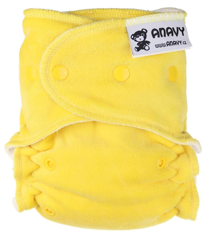 Lemon Fitted diaper with snaps