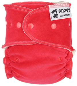 Strawberry Fitted diaper with snaps