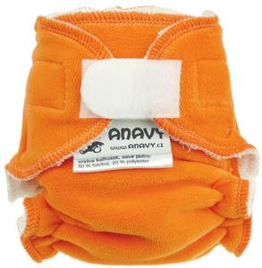 Carrot Fitted diaper with velcro