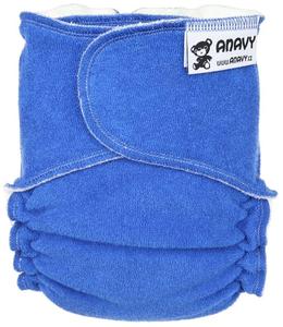 Dark blue Fitted diaper snapless