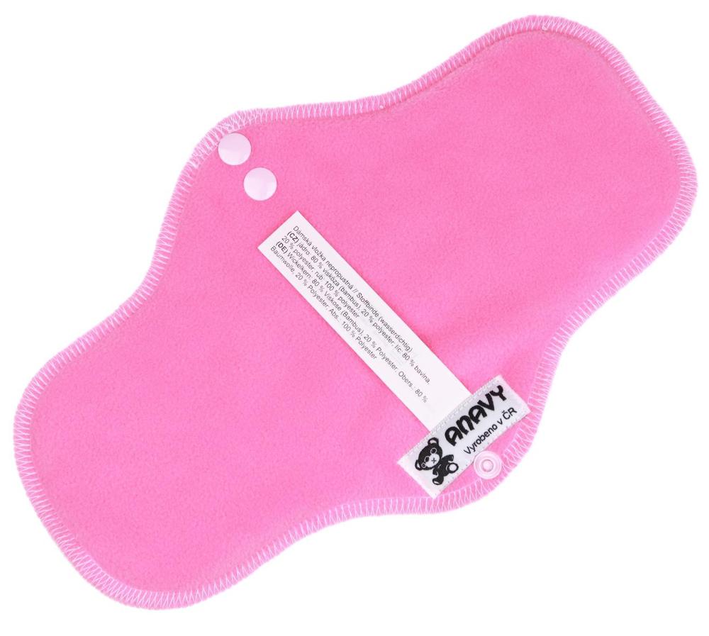 Pink Menstrual pad with fleece
