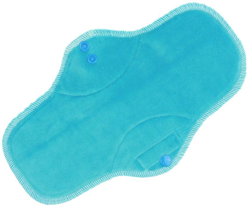 Turquoise Menstrual pad with fleece